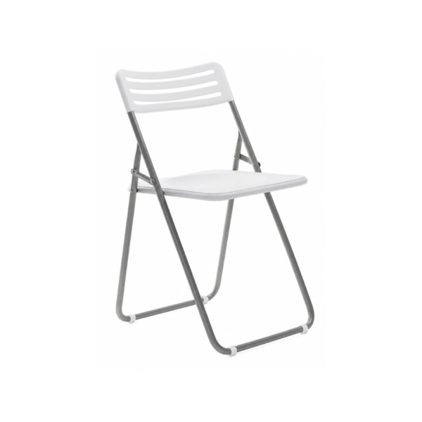 Silla Plegable Beirut de 40cm Blanca Moonplast