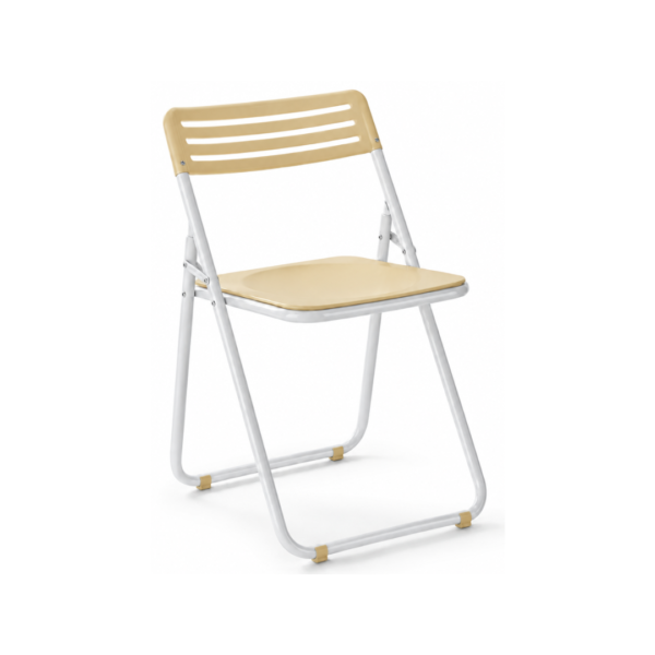 Silla Plegable Beirut de 40cm Crema Moonplast