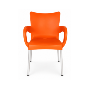 Silla Ari con Posabrazos de 40cm Naranja Moonplast