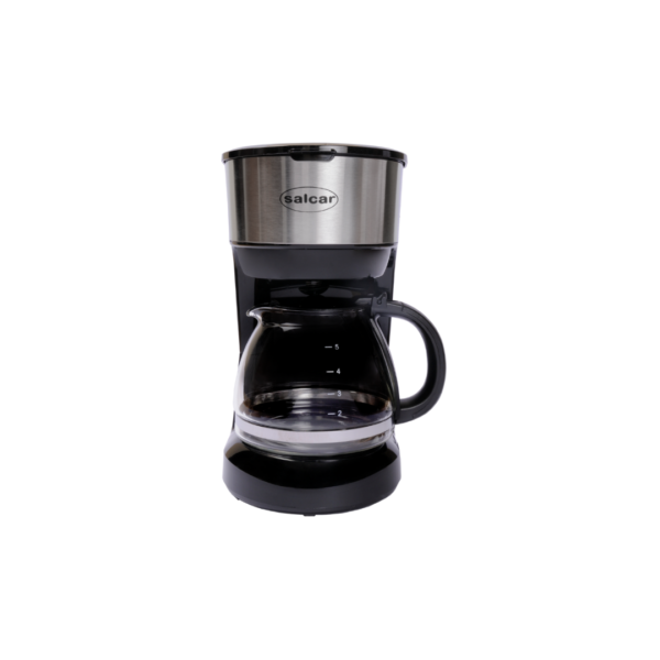 Cafetera Eléctrica de 6 Tazas Negra Salcar