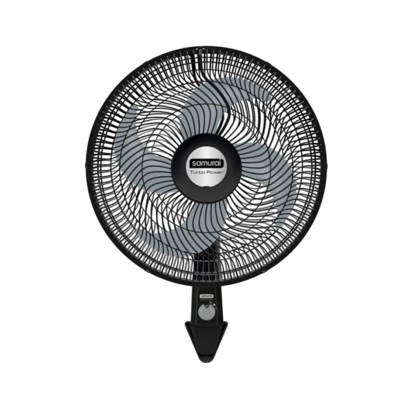 Ventilador de Pared 3 Velocidades Negro Samurai