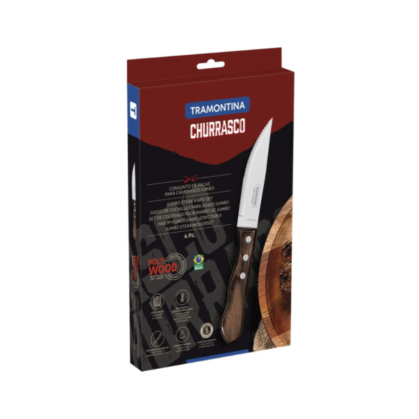 Juego de Cuchillos para Churrasco X4 Tramontina