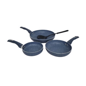 Juego de 3 Sartenes 16/20/26CM Azul Sankey