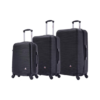 Juego de Maletas 20"+24"+28" Negro Inusa