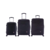 Juego de Maletas 20"+24"+28" Negro Inusa
