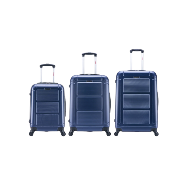Juego de Maletas Pilot 20"+24"+28" Azul Inusa