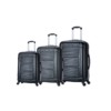Juego de Maletas Pilot 20"+24"+28" Negro Inusa