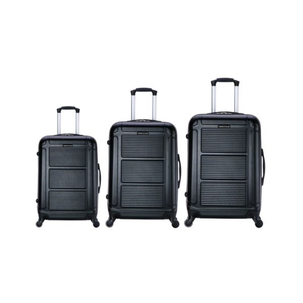 Juego de Maletas Pilot 20"+24"+28" Negro Inusa