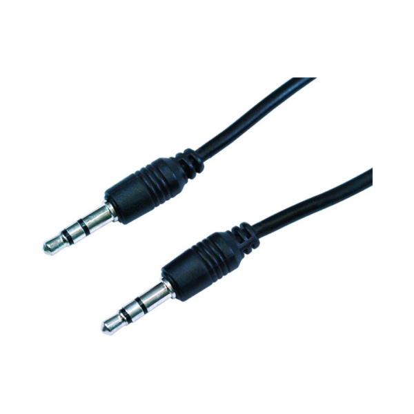 Cable Auxiliar 3.5 mm Macho/Macho de 1m Argom