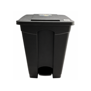 Papelera de Plástico de 45L Negra Meital