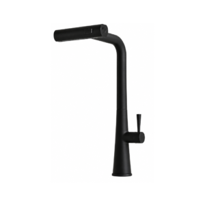 Grifería de Cocina Monomando con Sensor Táctil Negra Frinox