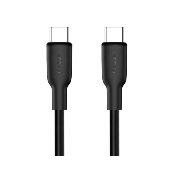 Cable Dura Flex de USB-C a USB-C de 1.8m 65W / 3.3A Negro Argom