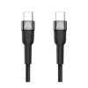 Cable Dura Speed de USB-C a USB-C de 1.8m 65W / 3A Negro Argom