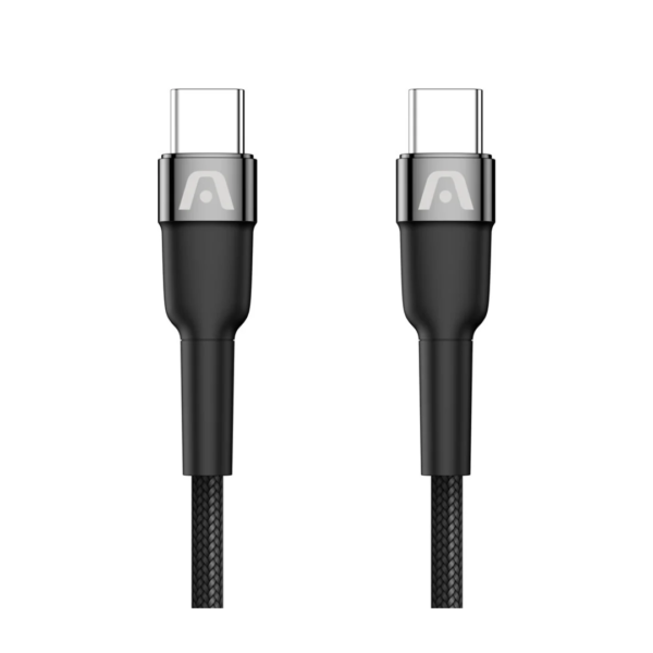 Cable Dura Speed de USB-C a USB-C de 1.8m 65W / 3A Negro Argom