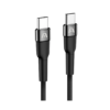Cable Dura Speed de USB-C a USB-C de 1.8m 65W / 3A Negro Argom