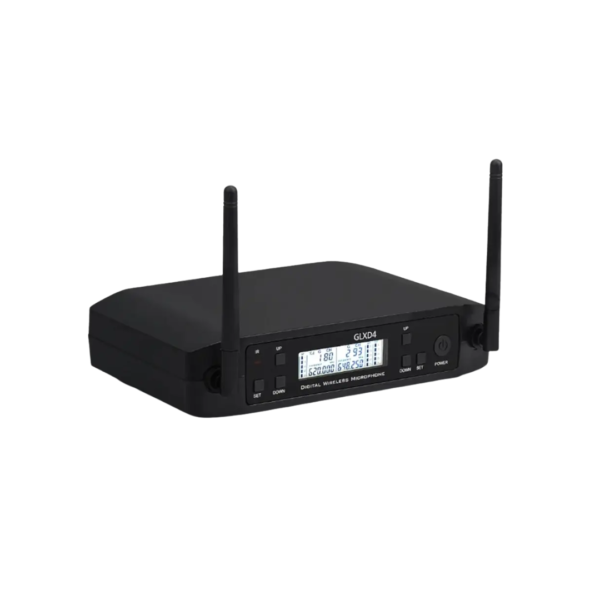 Sistema de Micrófono Inalámbrico Doble UHF con Base