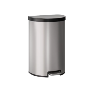 Papelera de 45L Acero Inoxidable Negra Kohler
