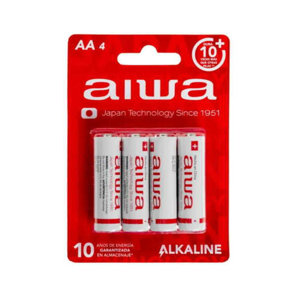 Pilas Alcalinas AA Blister de x4 Aiwa