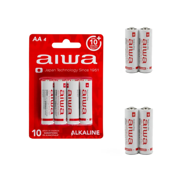 Pilas Alcalinas AA Blister de x4 Aiwa