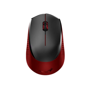 Mouse Inalámbrico Silencioso Rojo Genius