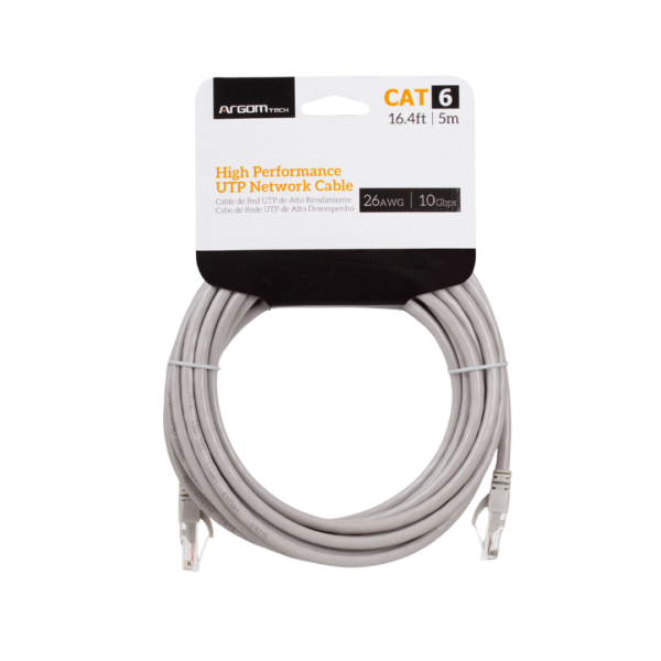 Cable de Red UTP Cat6E de 5m 10Gbps Argom
