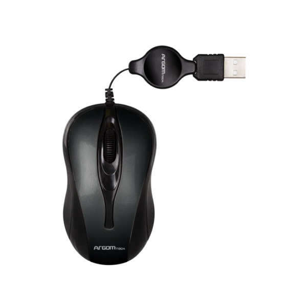 Mouse Óptico de USB Retráctil Argom