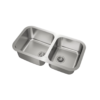 Fregador de 2 Cubetas 84.5x47x20-25cm AC Teka