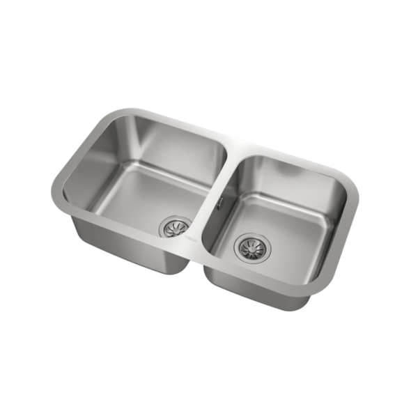 Fregador de 2 Cubetas 84.5x47x20-25cm AC Teka