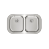 Fregador de Encastre de 2 Cubetas 83x48.5x16.5cm Teka