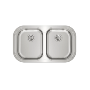 Fregador de Encastre de 2 Cubetas 83x48.5x16.5cm Teka
