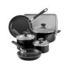 Juego de Ollas 15 Piezas Negro Farberware