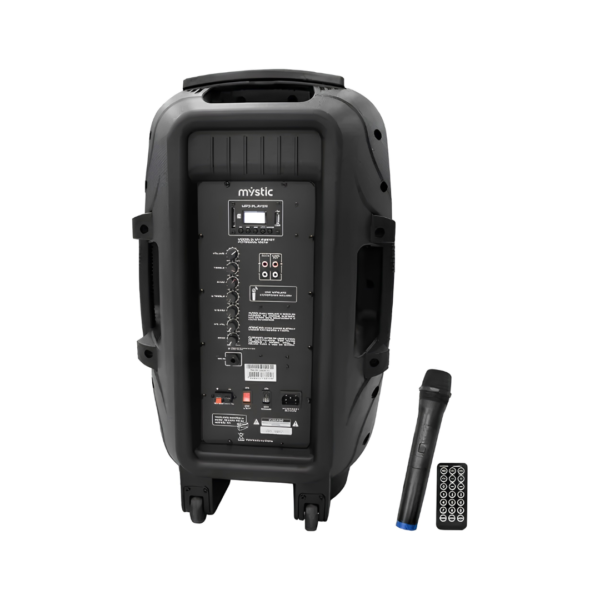 Corneta Amplificada Portátil 15" de 120W Mystic