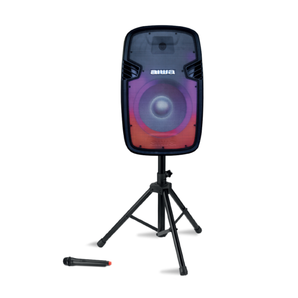 Corneta Amplificada Portátil 15" de 100W RMS (1000W PMPO) Aiwa