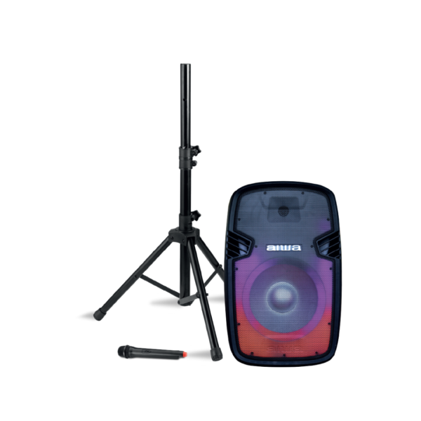 Corneta Amplificada Portátil 15" de 100W RMS (1000W PMPO) Aiwa