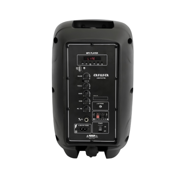 Corneta Amplificada Portátil 8" de 30W RMS (300W PMPO) Aiwa