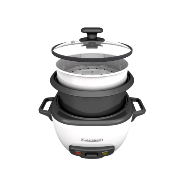 Arrocera de 14 Tazas Blanca Black & Decker