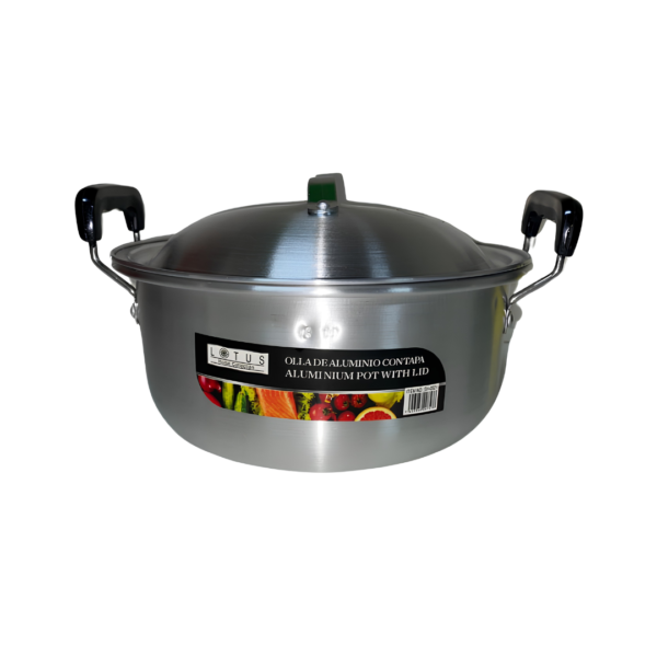Olla de Aluminio con Tapa 21cm Lotus