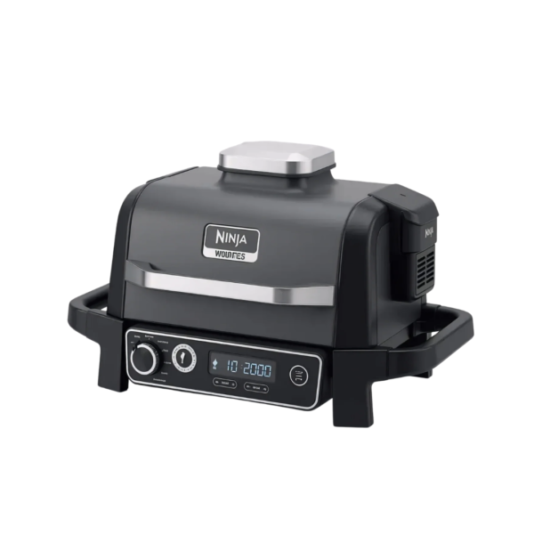 Parrilla & Ahumadora Exterior Woodfire 7 en 1 hasta 40°C–260°C Ninja