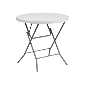 Mesa Plegable Redonda Lifetime de 80cm Tundra