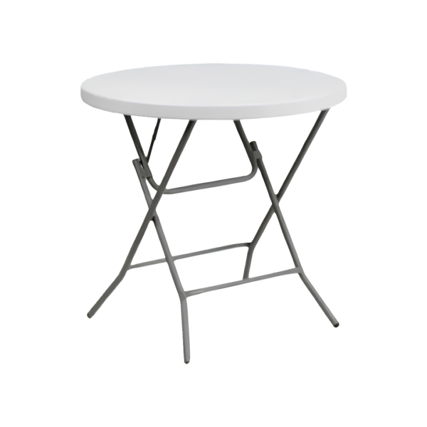 Mesa Plegable Redonda Lifetime de 80cm Tundra