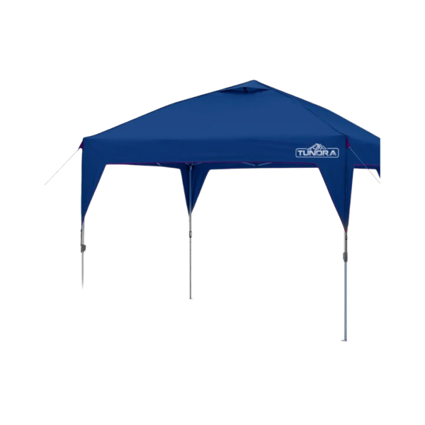 Toldo Plegable Retráctil de 3x3m Azul Tundra