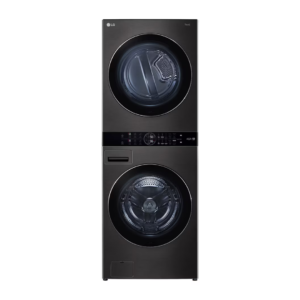 Centro de Lavado de Acero Negro WashTower de 25/22KG LG
