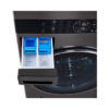 Centro de Lavado de Acero Negro WashTower de 25/22KG LG