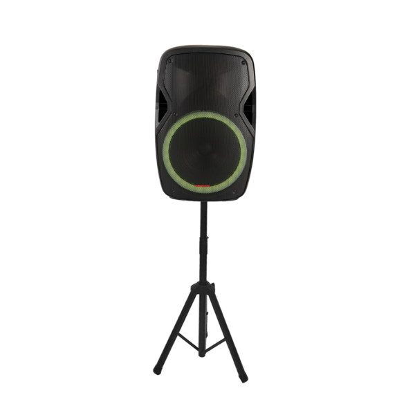 Corneta Amplificada de 15" con Micrófono Inalámbrico y Trípode 30W Newkool