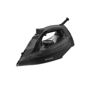 Plancha a Vapor de 1400W Anti-Goteo Negra Aiwa