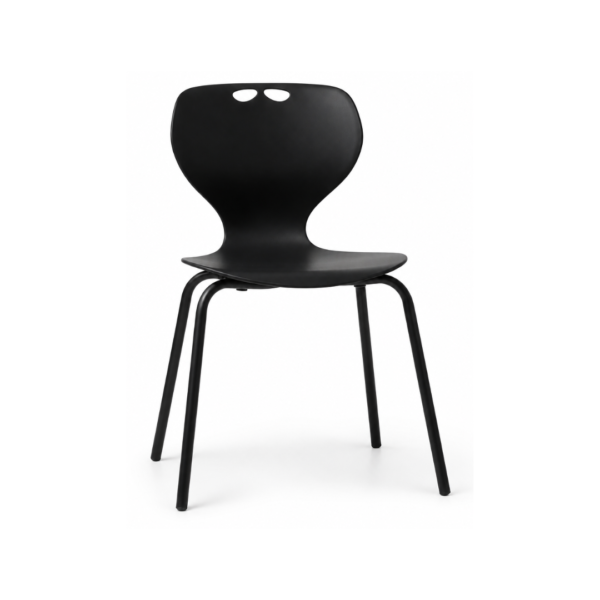 Silla Ipanema Negra Moonplast