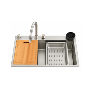 Fregadero de una Tina Sobre Tope de 76x48x23cm Frinox