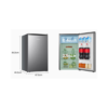 Nevera Ejecutiva Compacta Gris de 94L Hisense