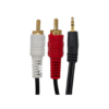 Cable Audio 3.5MM a 2 RCA Macho de 1.5M Jemip