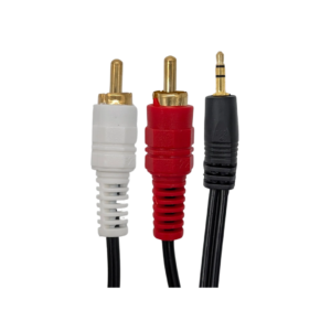 Cable Audio 3.5MM a 2 RCA Macho de 1.5M Jemip